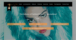 Desktop Screenshot of embassyoffashiondesigners.com